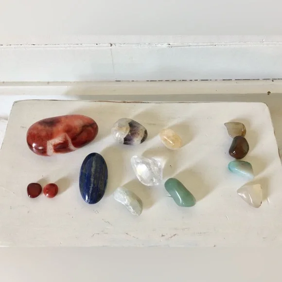 Chakra Meditation Set crystals rocks